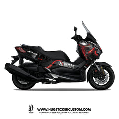 Yamaha XMAX 300 (2017-2022) Sticker - 'Dark Parasite' - HUGSTICKERCUSTOM 
