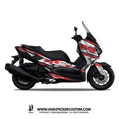 Yamaha XMAX 300 (2017-2022) Sticker - 'Double R' - HUGSTICKERCUSTOM 