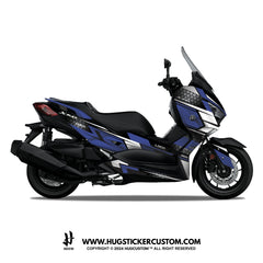 Yamaha XMAX 300 (2017-2022) Sticker - 'Force Shield' - HUGSTICKERCUSTOM 