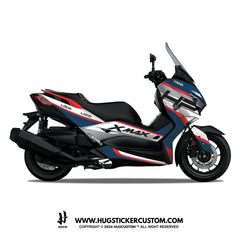Yamaha XMAX 300 (2017-2022) Sticker - 'HP Racing' - HUGSTICKERCUSTOM 
