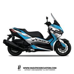 Yamaha XMAX 300 (2017-2022) Sticker - 'HP Racing' - HUGSTICKERCUSTOM 