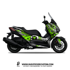 Yamaha XMAX 300 (2017-2022) Sticker - 'Hyperdash' Design - HUGSTICKERCUSTOM 