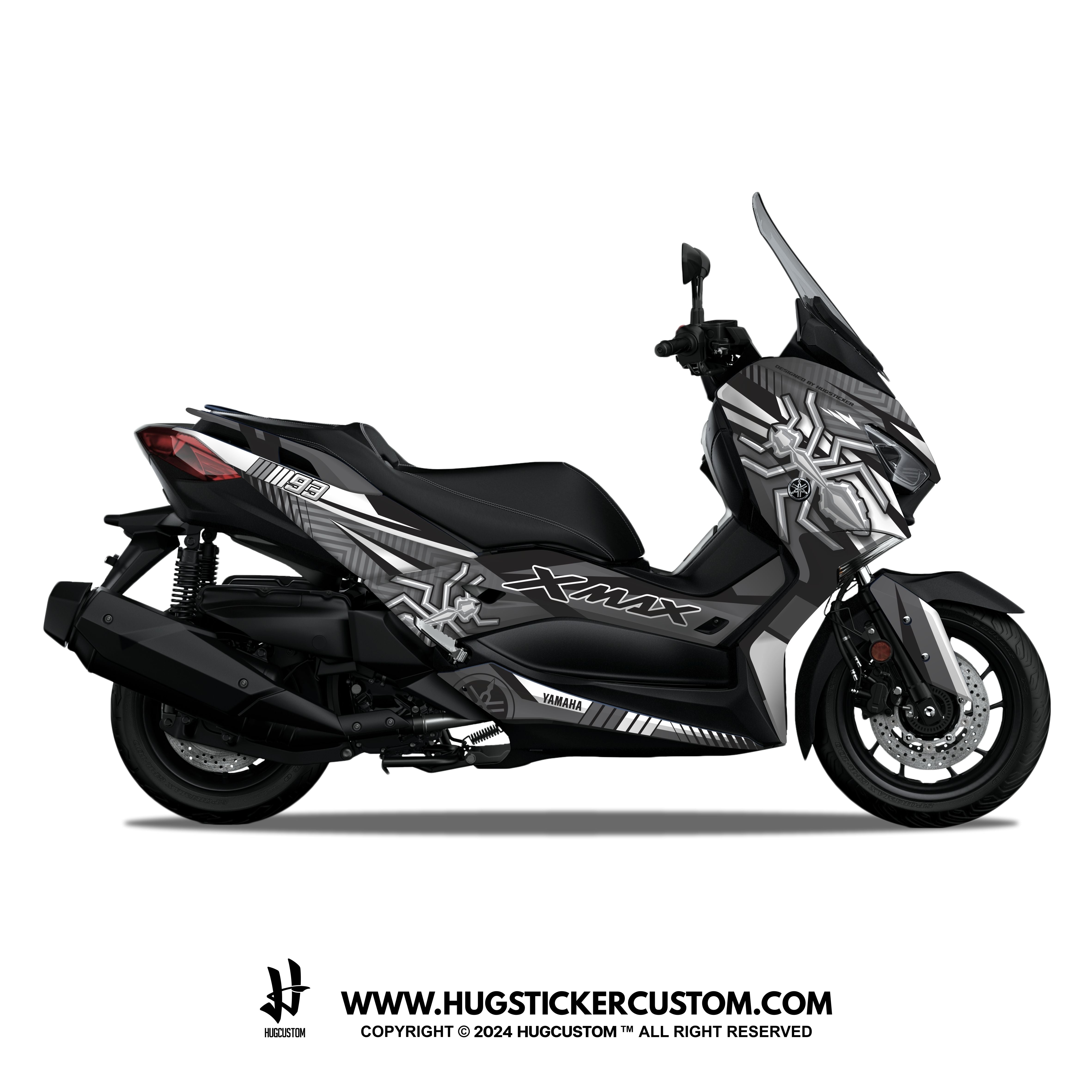 Yamaha XMAX 300 (2017-2022) Sticker - 'Marc 93' Design - HUGSTICKERCUSTOM 