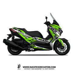 Yamaha XMAX 300 (2017-2022) Sticker - 'Racing' - HUGSTICKERCUSTOM 