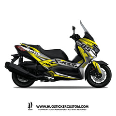 Yamaha XMAX 300 (2017-2022) Sticker - 'Racing' - HUGSTICKERCUSTOM 