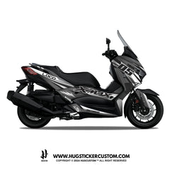 Yamaha XMAX 300 (2017-2022) Sticker - 'Racing' - HUGSTICKERCUSTOM 