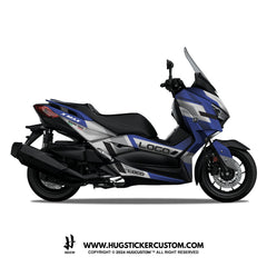 Yamaha XMAX 300 (2017-2022) Sticker - 'Rhombus Racing' - HUGSTICKERCUSTOM 