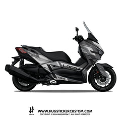 Yamaha XMAX 300 (2017-2022) Sticker - 'Rhombus Racing' - HUGSTICKERCUSTOM 