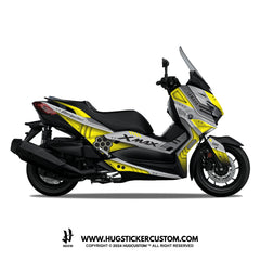 Yamaha XMAX 300 (2017-2022) Sticker - 'Sci-fi' Design - HUGSTICKERCUSTOM 