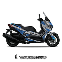 Yamaha XMAX 300 (2017-2022) Sticker - 'Sci-fi' Design - HUGSTICKERCUSTOM 