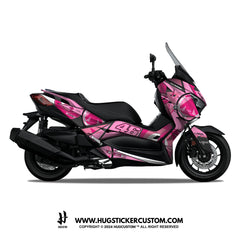 Yamaha XMAX 300 (2017-2022) Sticker - 'Soleluna' Design - HUGSTICKERCUSTOM 