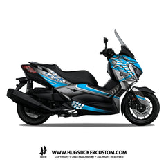Yamaha XMAX 300 (2017-2022) Sticker - 'Star USA' Design - HUGSTICKERCUSTOM 