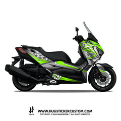 Yamaha XMAX 300 (2017-2022) Sticker - 'Star USA' Design - HUGSTICKERCUSTOM 