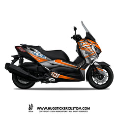 Yamaha XMAX 300 (2017-2022) Sticker - 'Star USA' Design - HUGSTICKERCUSTOM 