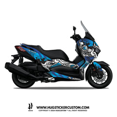 Yamaha XMAX 300 (2017-2022) Sticker - 'Yak' - HUGSTICKERCUSTOM 