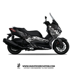 Yamaha XMAX 300 (2017-2022) Sticker - 'Yak' - HUGSTICKERCUSTOM 