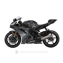 Yamaha YZF-R6 2017-2024 Sticker - 'Carnage' Design - HUGSTICKERCUSTOM 