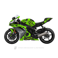 Yamaha YZF-R6 2017-2024 Sticker - 'Carnage' Design - HUGSTICKERCUSTOM 