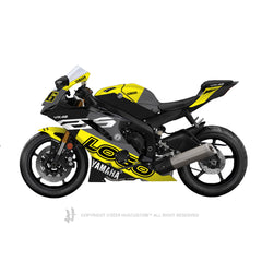 Yamaha YZF-R6 2017-2024 Sticker - 'VR46' Design - HUGSTICKERCUSTOM 
