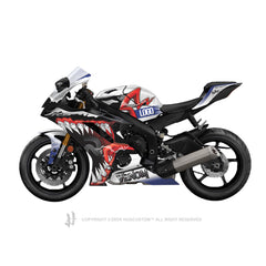 Yamaha YZF-R6 2017-2024 Sticker - 'Venom V.2' Design - HUGSTICKERCUSTOM 