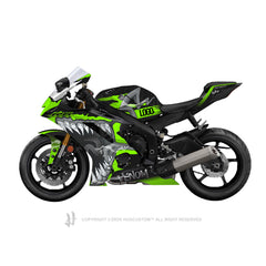 Yamaha YZF-R6 2017-2024 Sticker - 'Venom V.2' Design - HUGSTICKERCUSTOM 